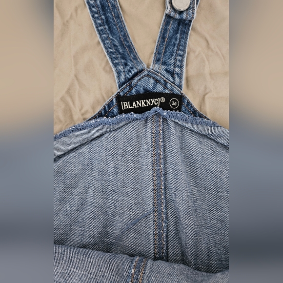 Blank NYC denim overall dress size 26 - Picture 3 of 3